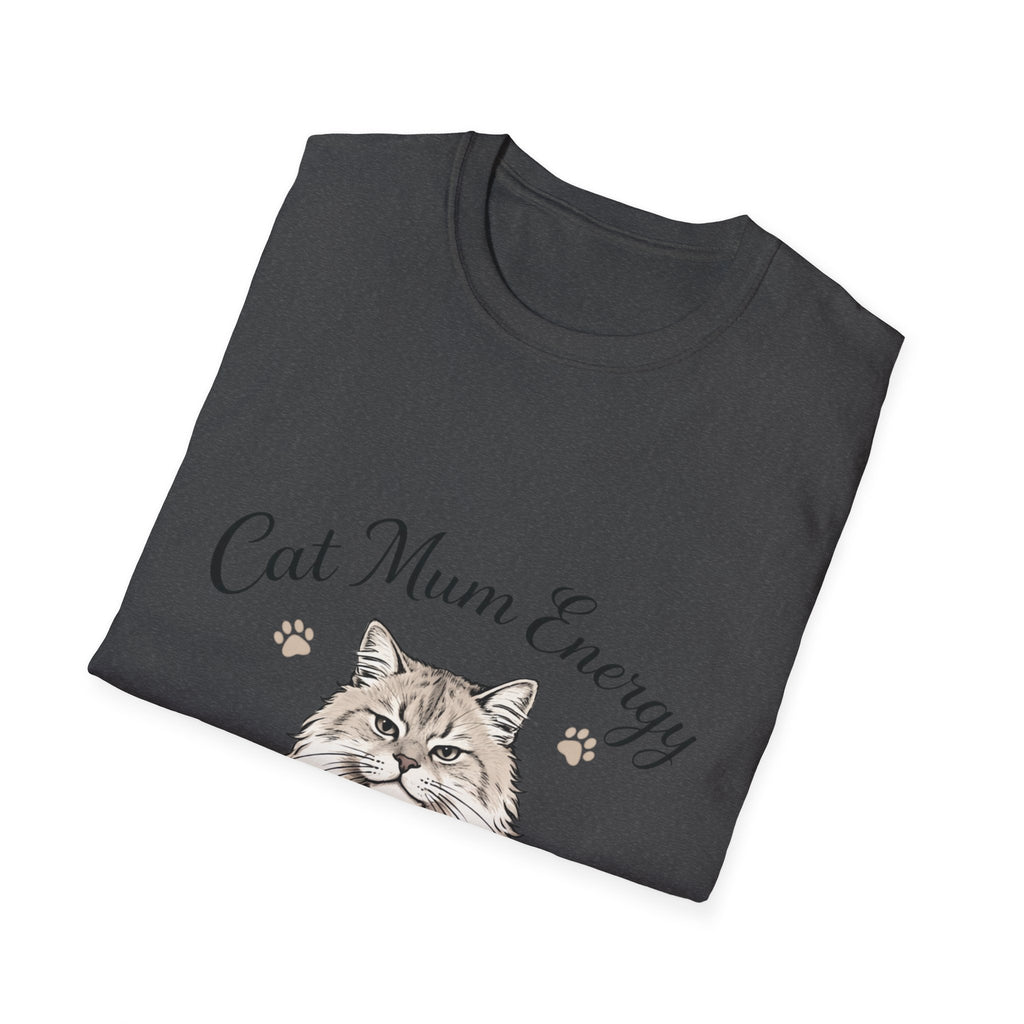 Cat Mum Energy T-Shirt