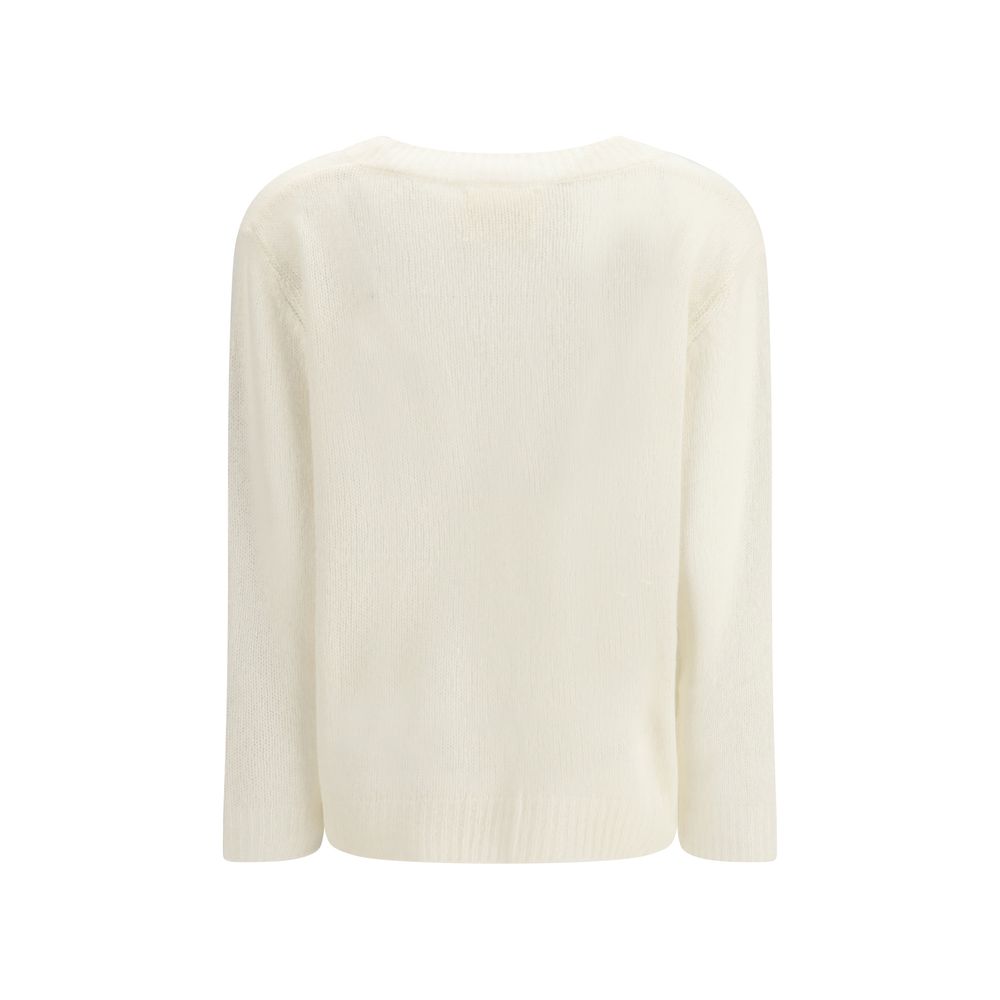 Lisa Yang White Cashmere Sweater