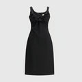Magda Butrym Black Cotton Casual Dress