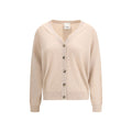 Allude Beige Cashmere Cardigan