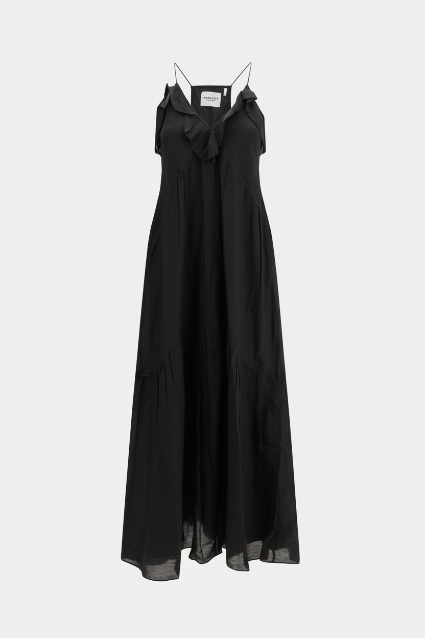 Marant Etoile Black Cotton Casual Dress