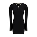 Amiri Black Viscose Casual Dress
