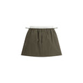 Alexander Wang Bicolor Cotton Mini Skirt