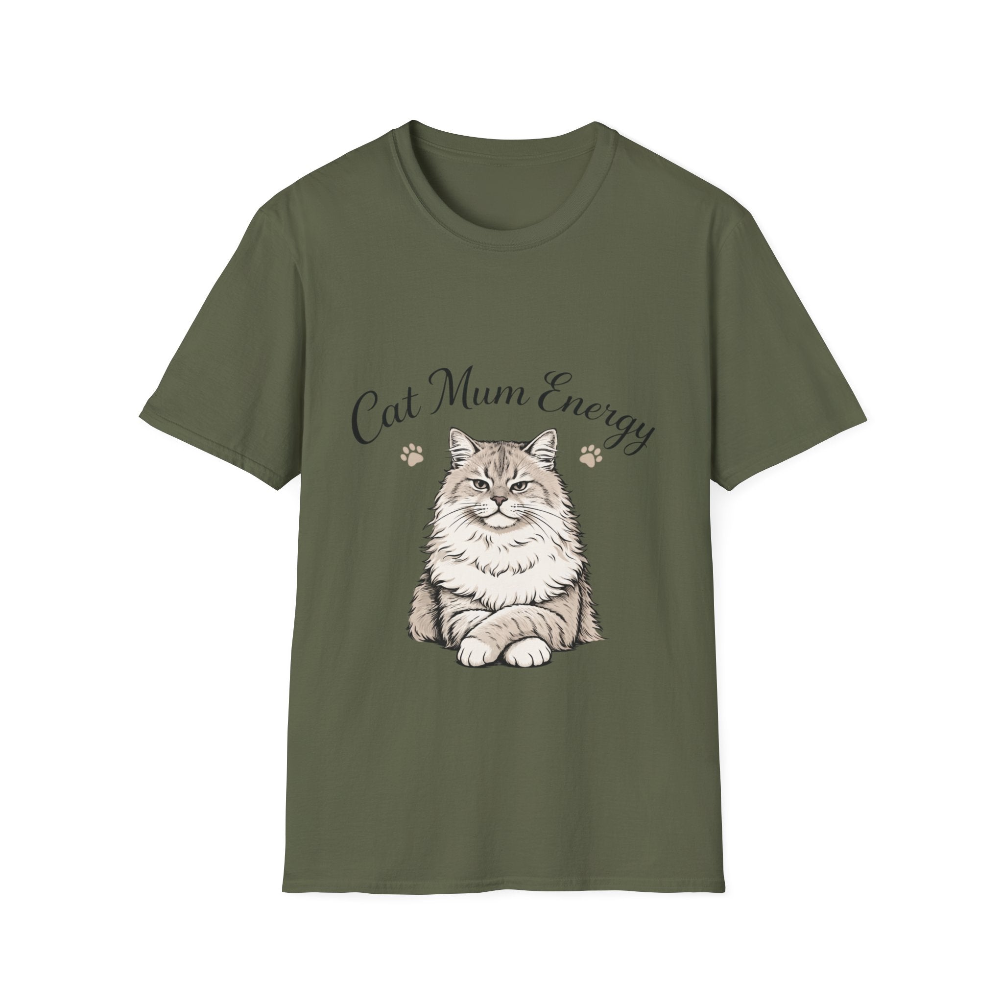 Cat Mum Energy T-Shirt