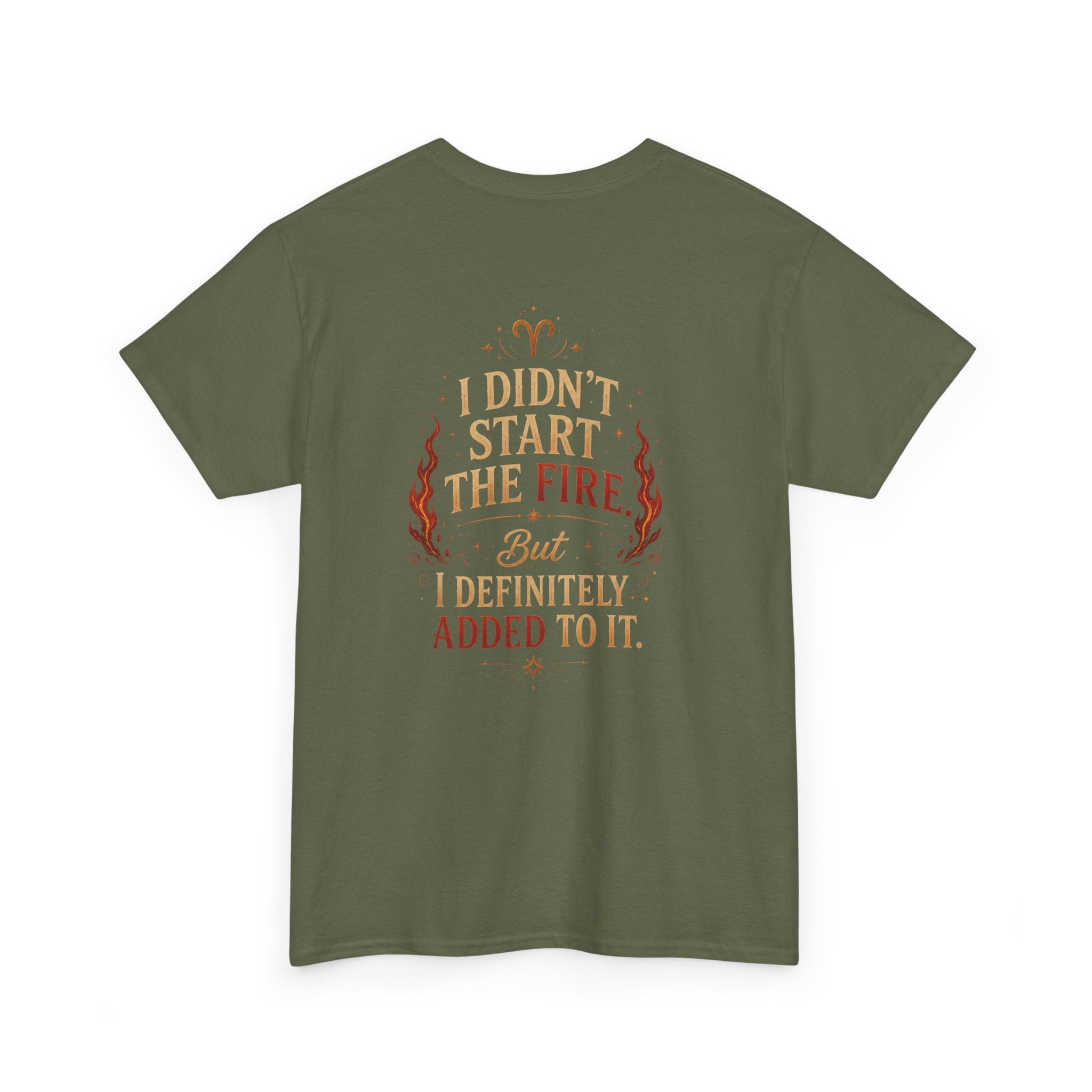 Aries Cat Zodiac Tee