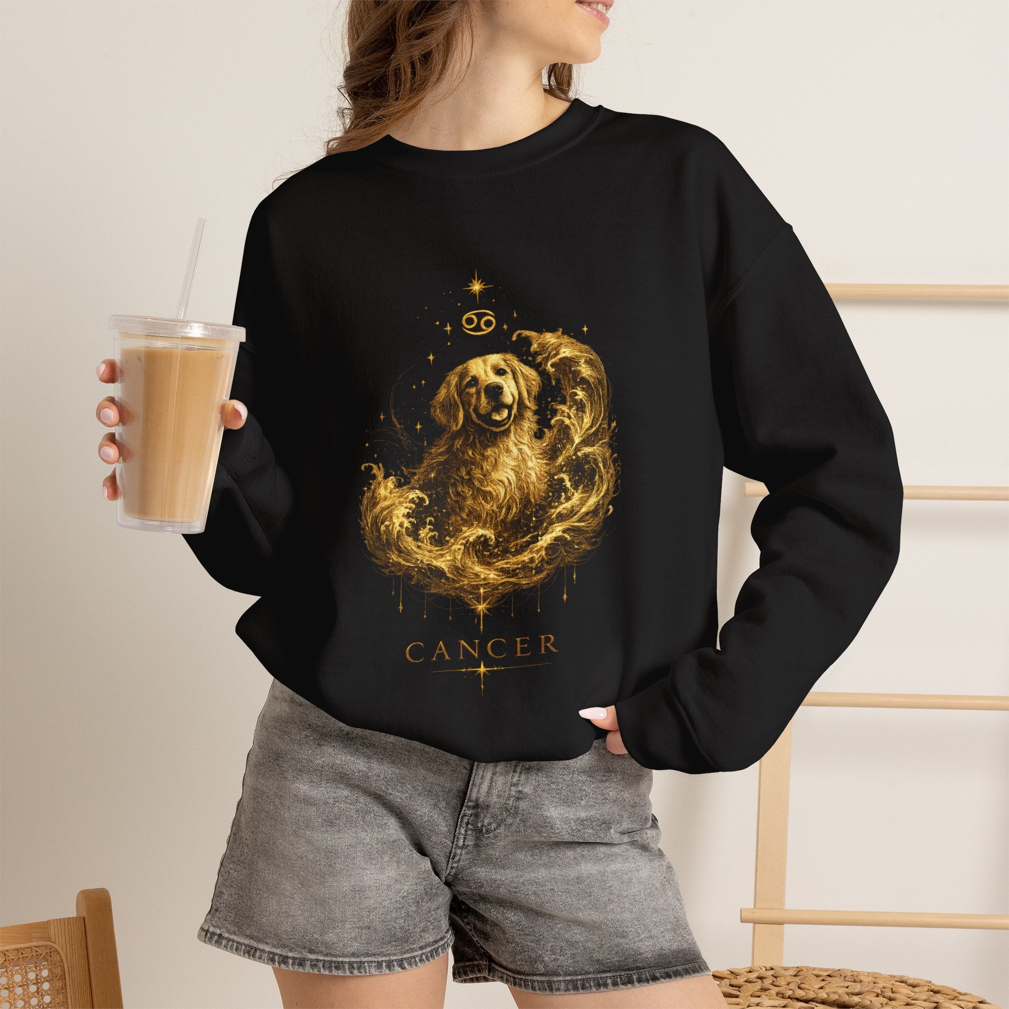Cancer Zodiac Crewneck Sweatshirt
