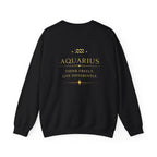 Aquarius Zodiac Crewneck Sweatshirt