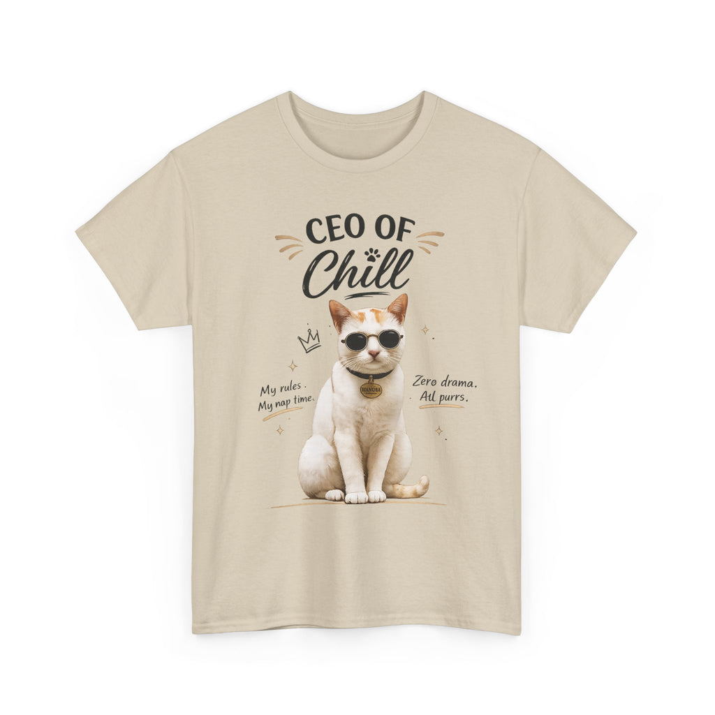 CEO of Chill Cat Graphic Cotton T-Shirt
