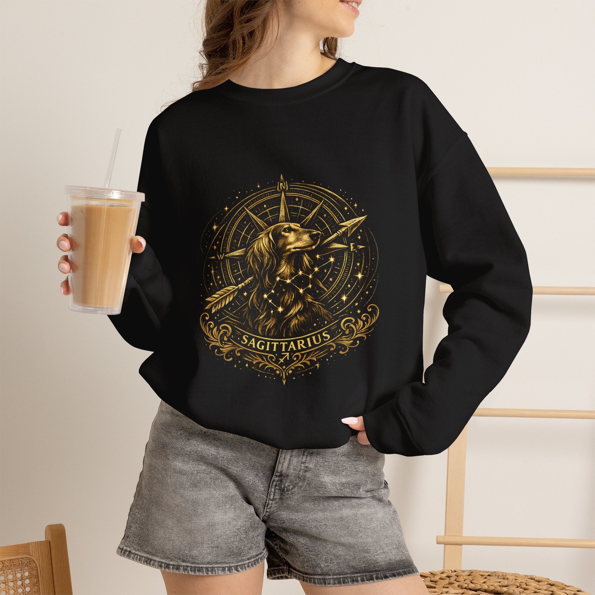 Sagittarius Zodiac Crewneck Sweatshirt