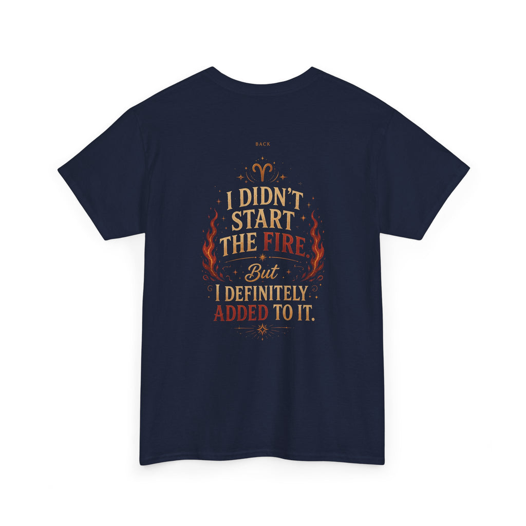 Aries Cat Zodiac Tee