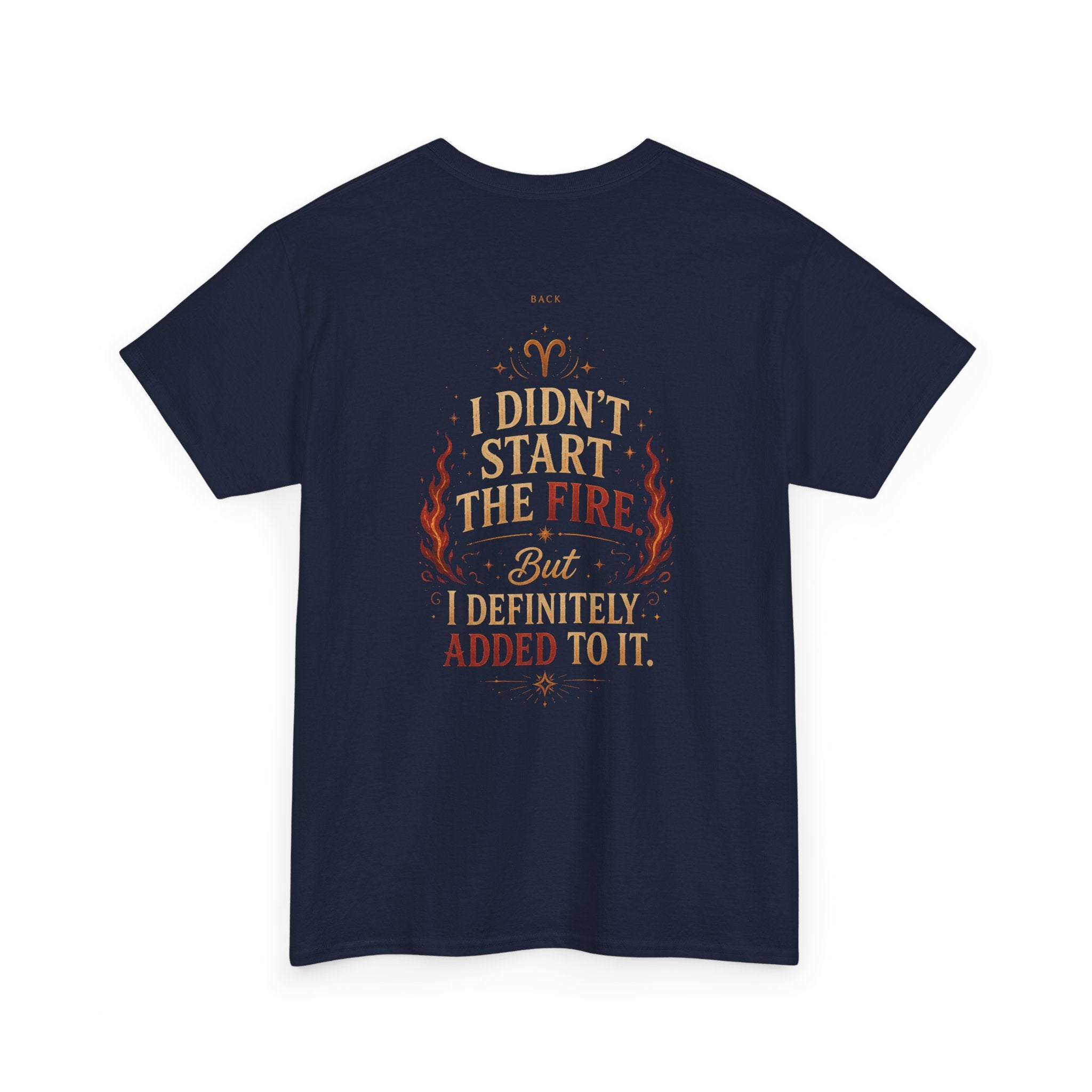 Aries Cat Zodiac Tee
