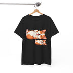 Corgi Pals Cute Cartoon Tee 🐶✨
