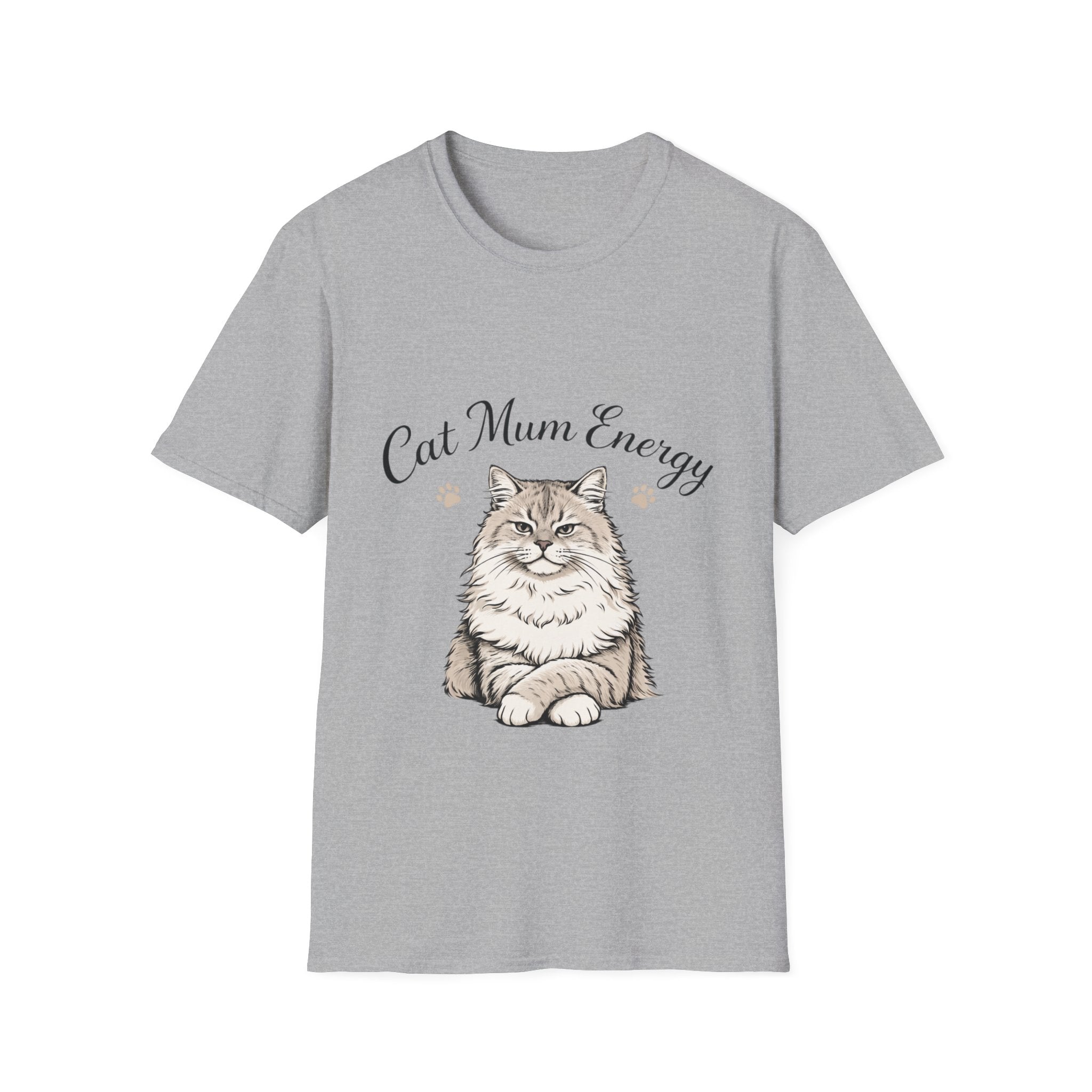 Cat Mum Energy T-Shirt