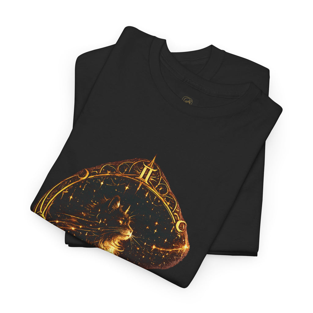 Gemini Cat Zodiac T‑Shirt
