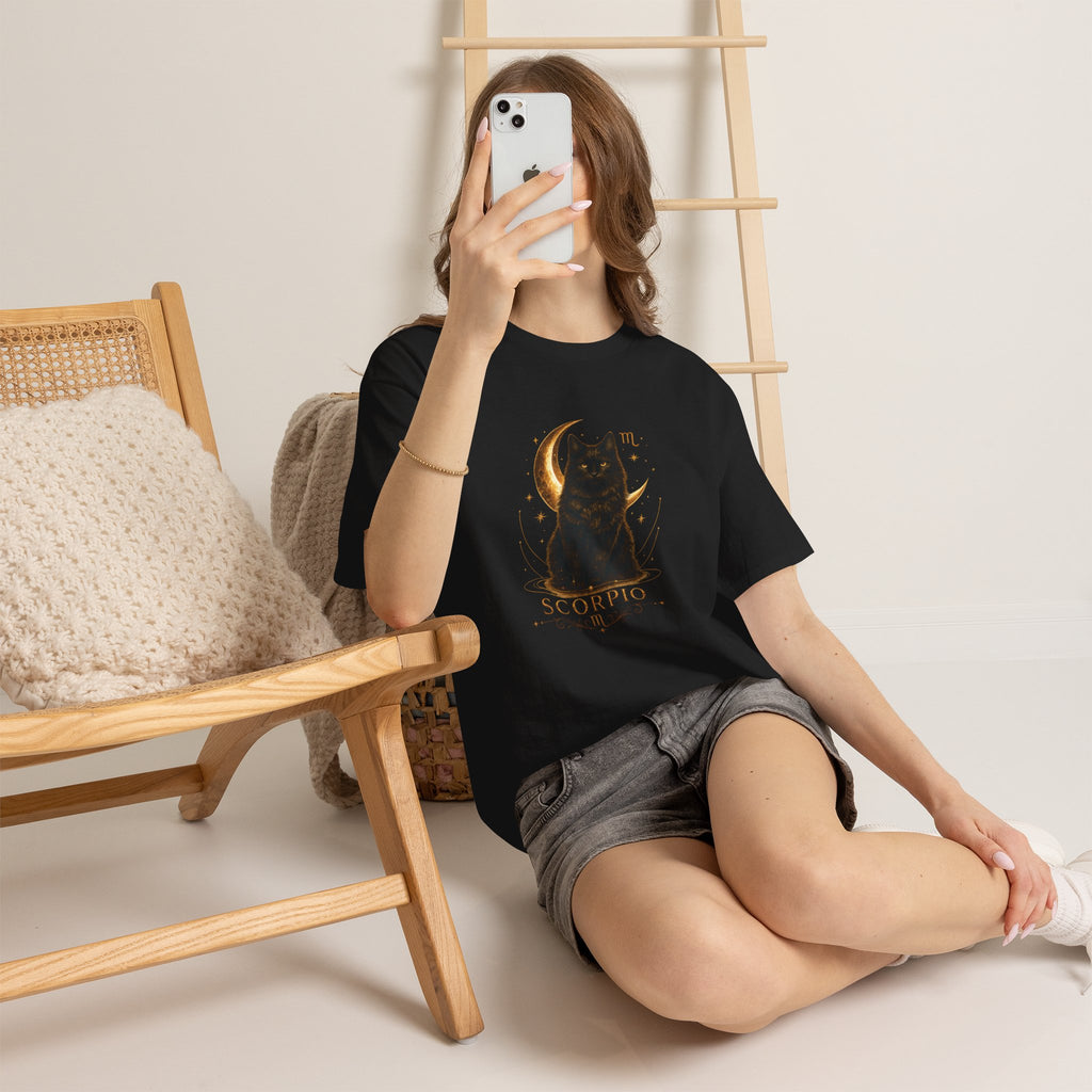 Scorpio Moon Cat T-Shirt