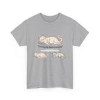 Unbothered but Caffeinated Cat Graphic Cotton Tee