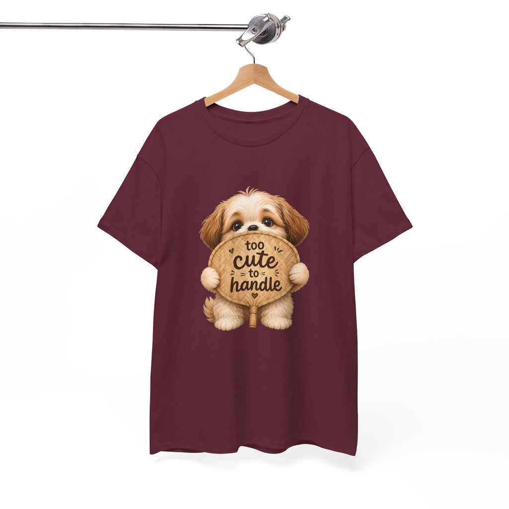 Cute Puppy "Too Cute to Handle" Tee