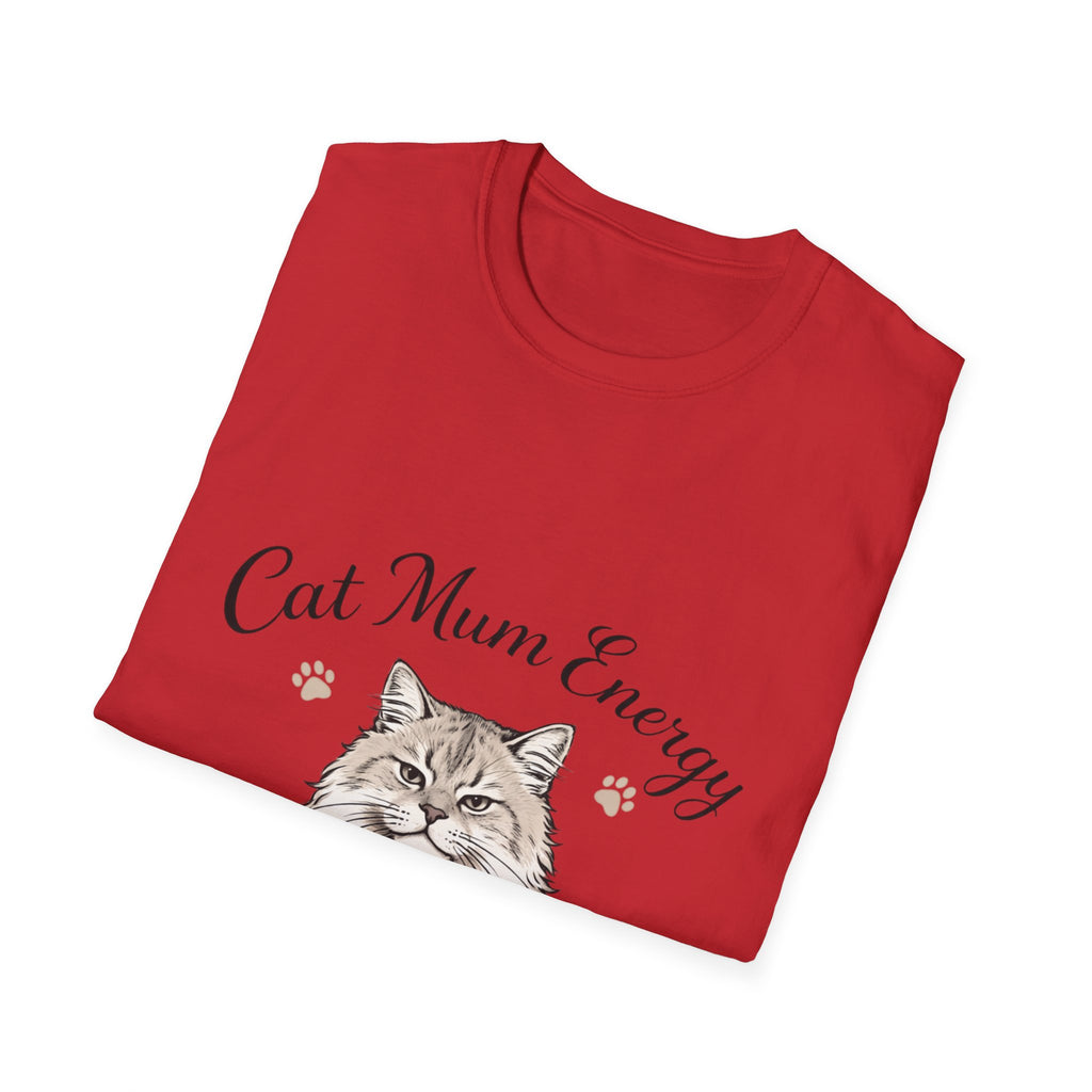 Cat Mum Energy T-Shirt