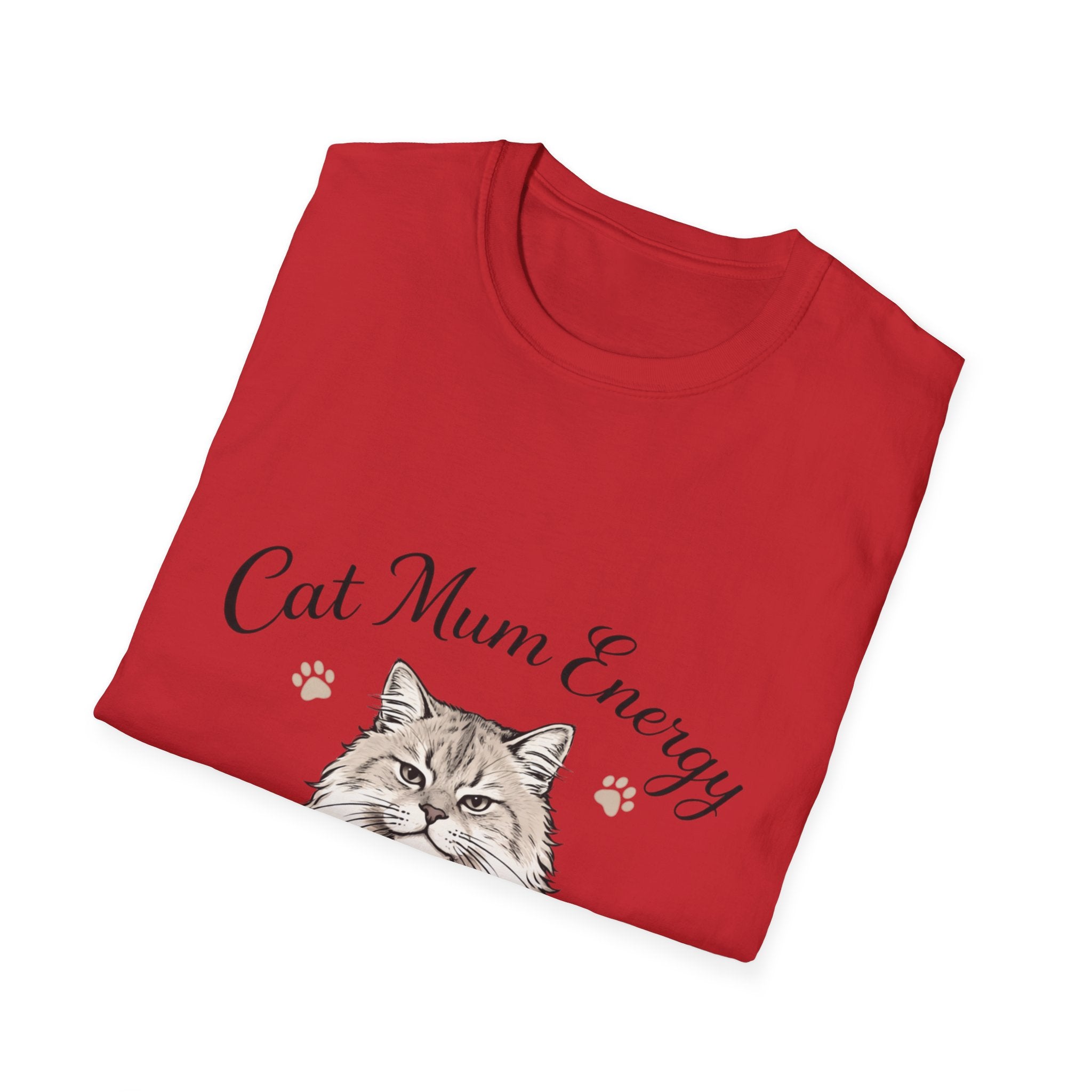 Cat Mum Energy T-Shirt