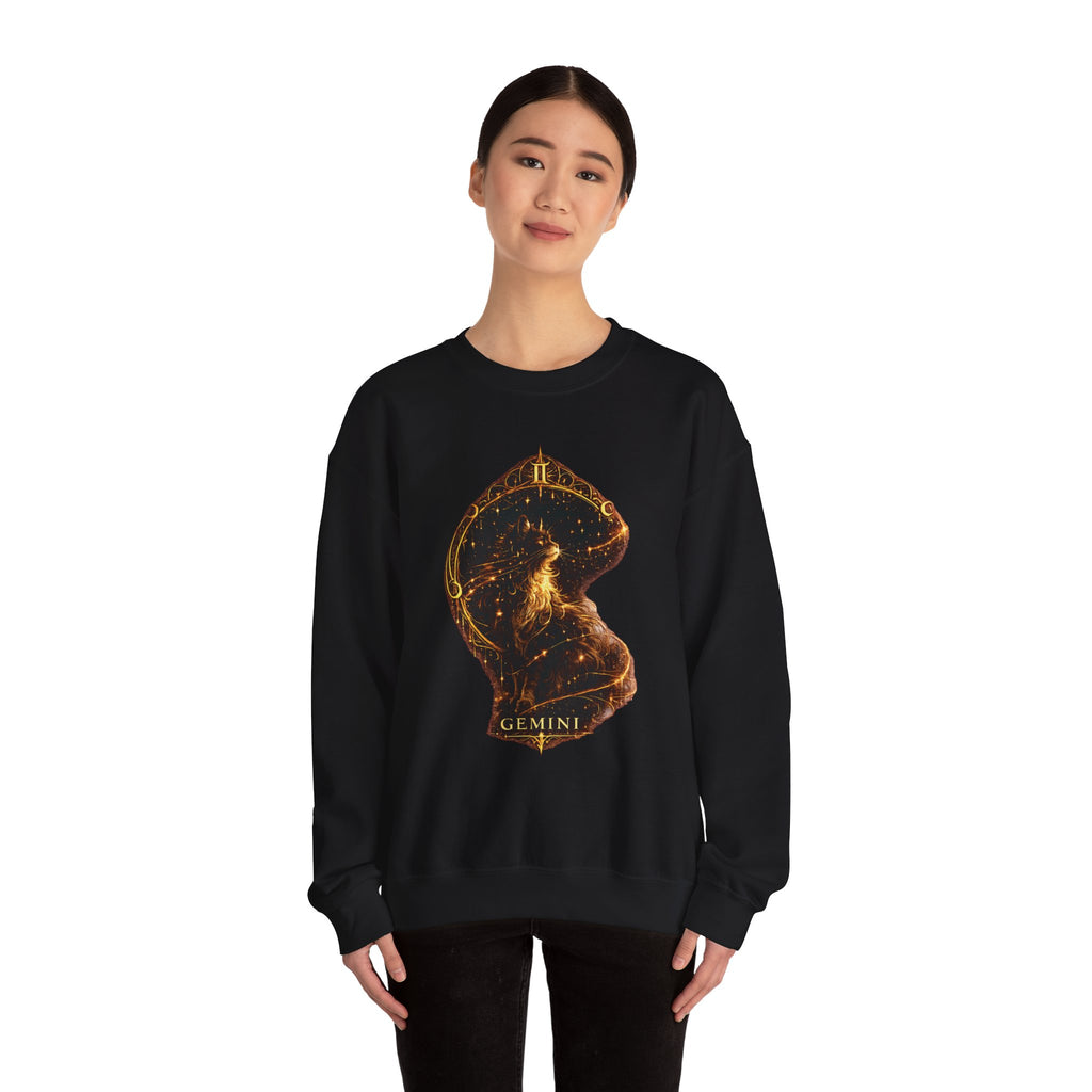 Gemini Cat Zodiac Sweatshirt