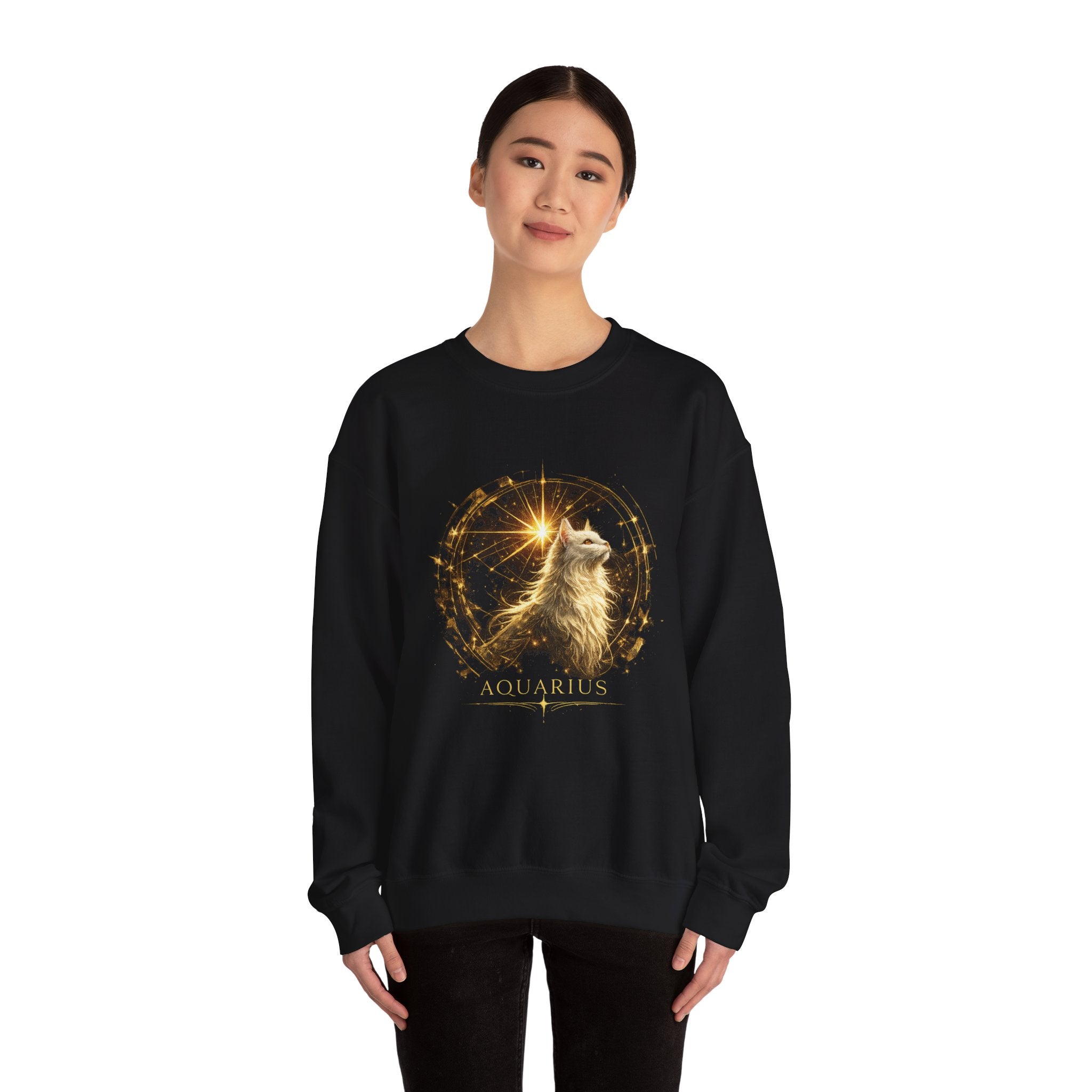 Aquarius Zodiac Crewneck Sweatshirt