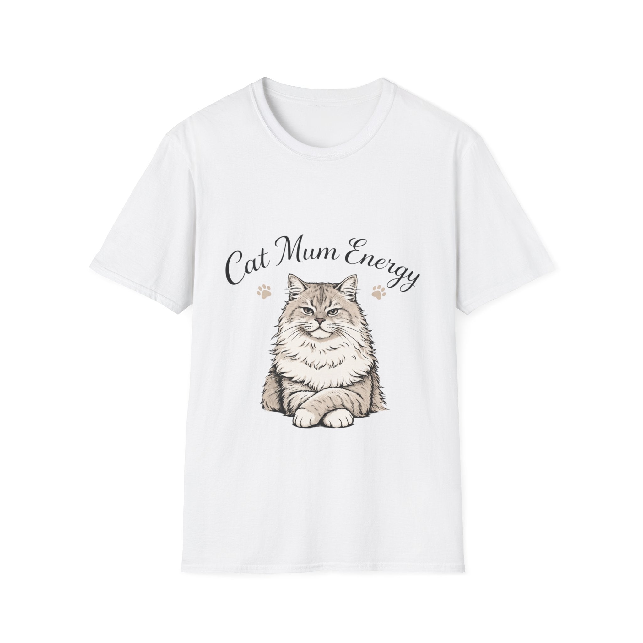 Cat Mum Energy T-Shirt