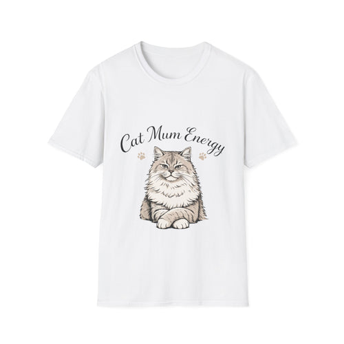 Cat Mum Energy T-Shirt
