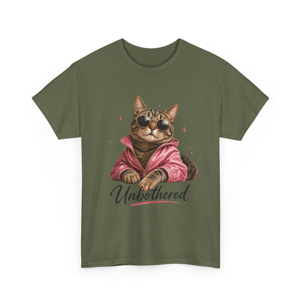 Unbothered Cat Graphic T-Shirt