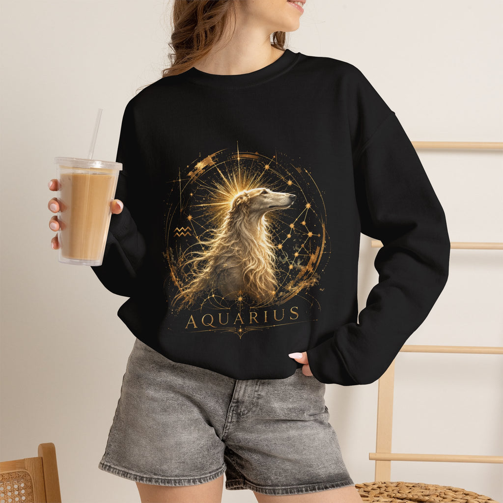 Aquarius Zodiac Crewneck Sweatshirt