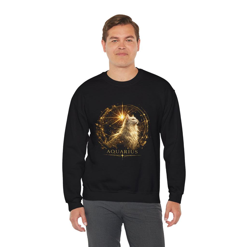 Aquarius Zodiac Crewneck Sweatshirt