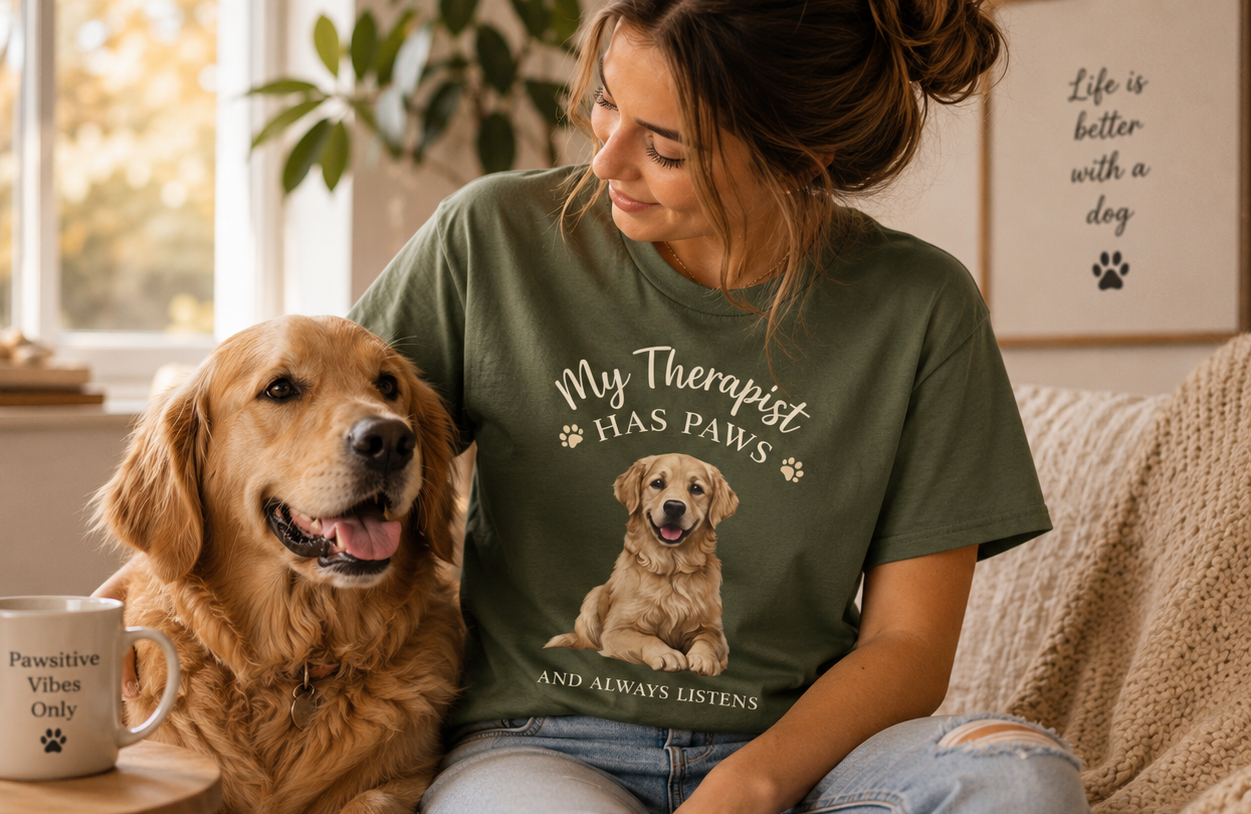 Dog Lover T-Shirt 🐶💛
