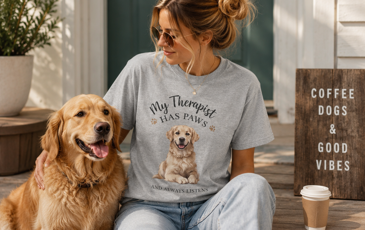 Dog Lover T-Shirt 🐶💛