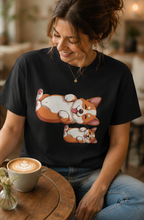 Corgi Pals Cute Cartoon Tee 🐶✨