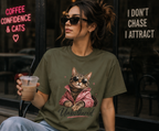 Unbothered Cat Graphic T-Shirt