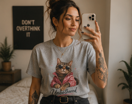 Unbothered Cat T-Shirt 😎🐱