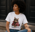 Unbothered Cat Graphic T-Shirt