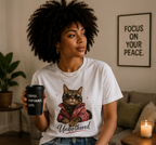 Unbothered Cat Graphic T-Shirt