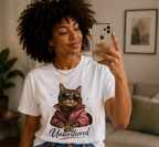 Unbothered Cat Graphic T-Shirt