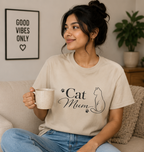 Cat Mum T-Shirt 🐾🤍