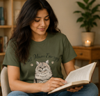 Cat Mum Energy Graphic T-Shirt
