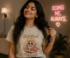 Cat ‘Unbothered but Caffeinated’ Tee ☕🐱