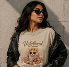 Cat ‘Unbothered but Caffeinated’ Tee ☕🐱