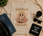 Cat ‘Unbothered but Caffeinated’ Tee ☕🐱