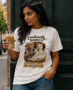 Emotionally Booked Cat T-Shirt 🐱📚