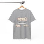 Unbothered but Caffeinated Cat Graphic Cotton Tee