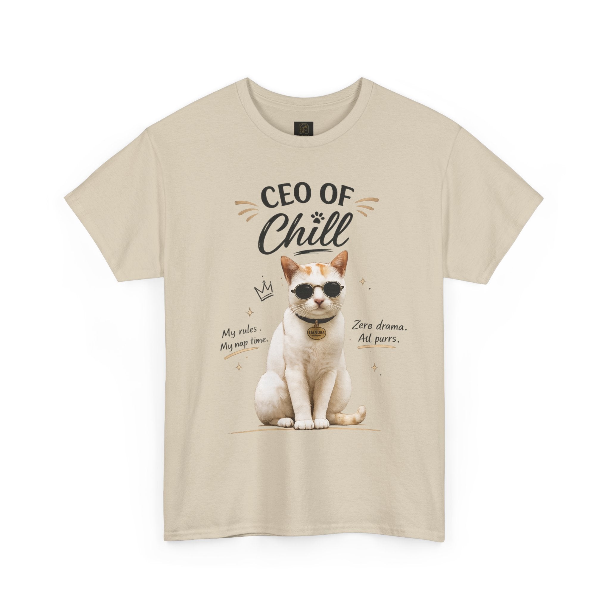 CEO of Chill Cat Graphic Cotton T-Shirt