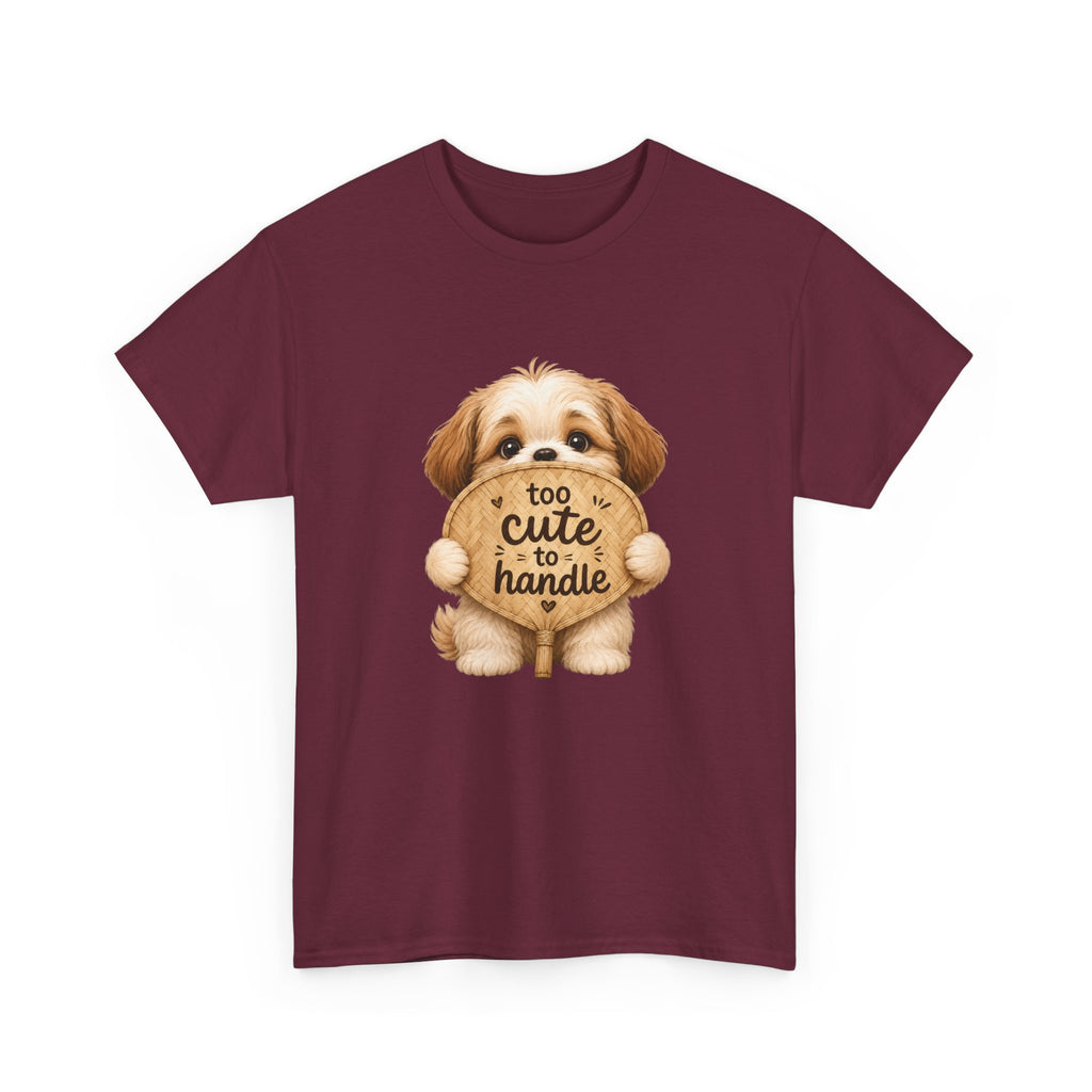 Cute Puppy "Too Cute to Handle" Tee