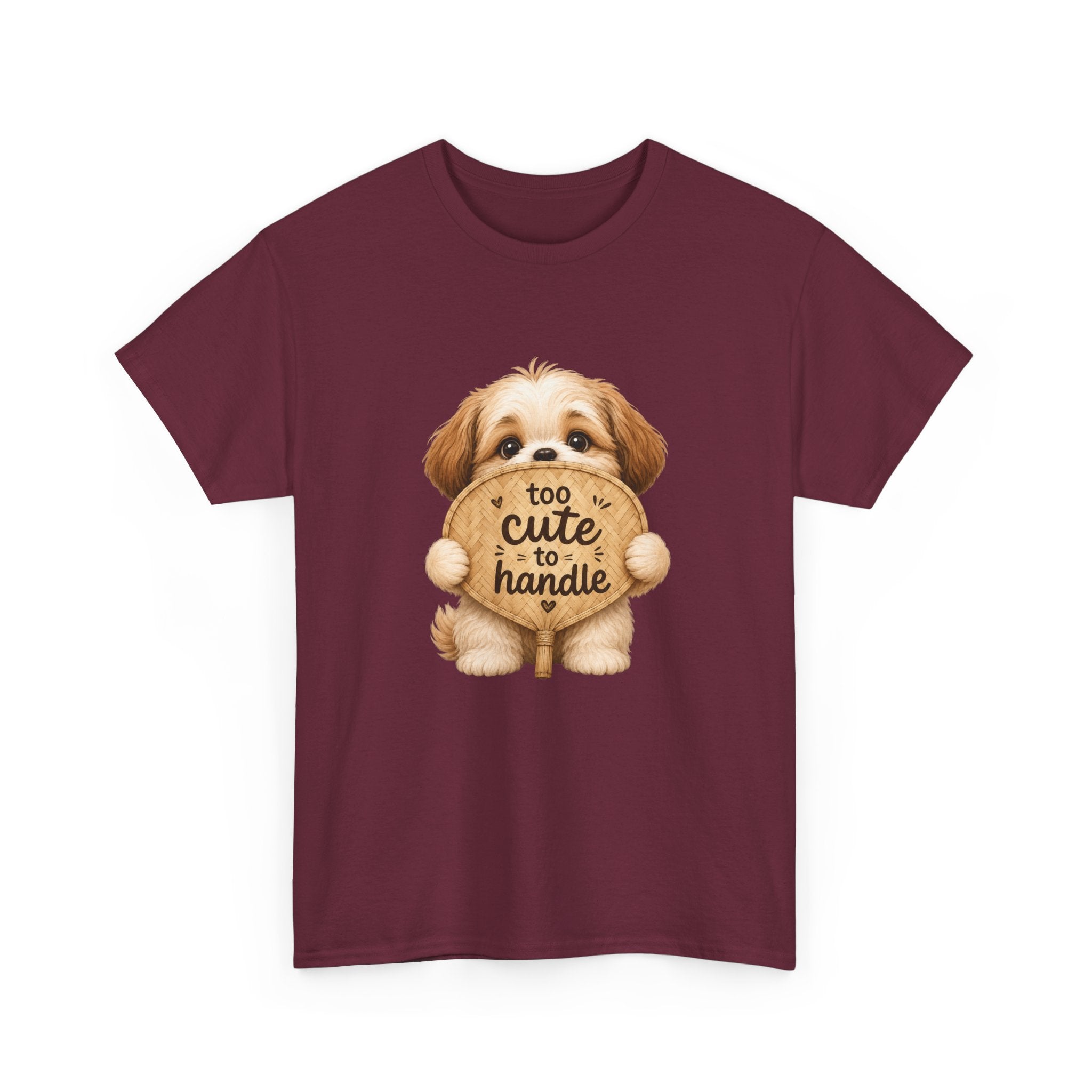 Cute Puppy "Too Cute to Handle" Tee