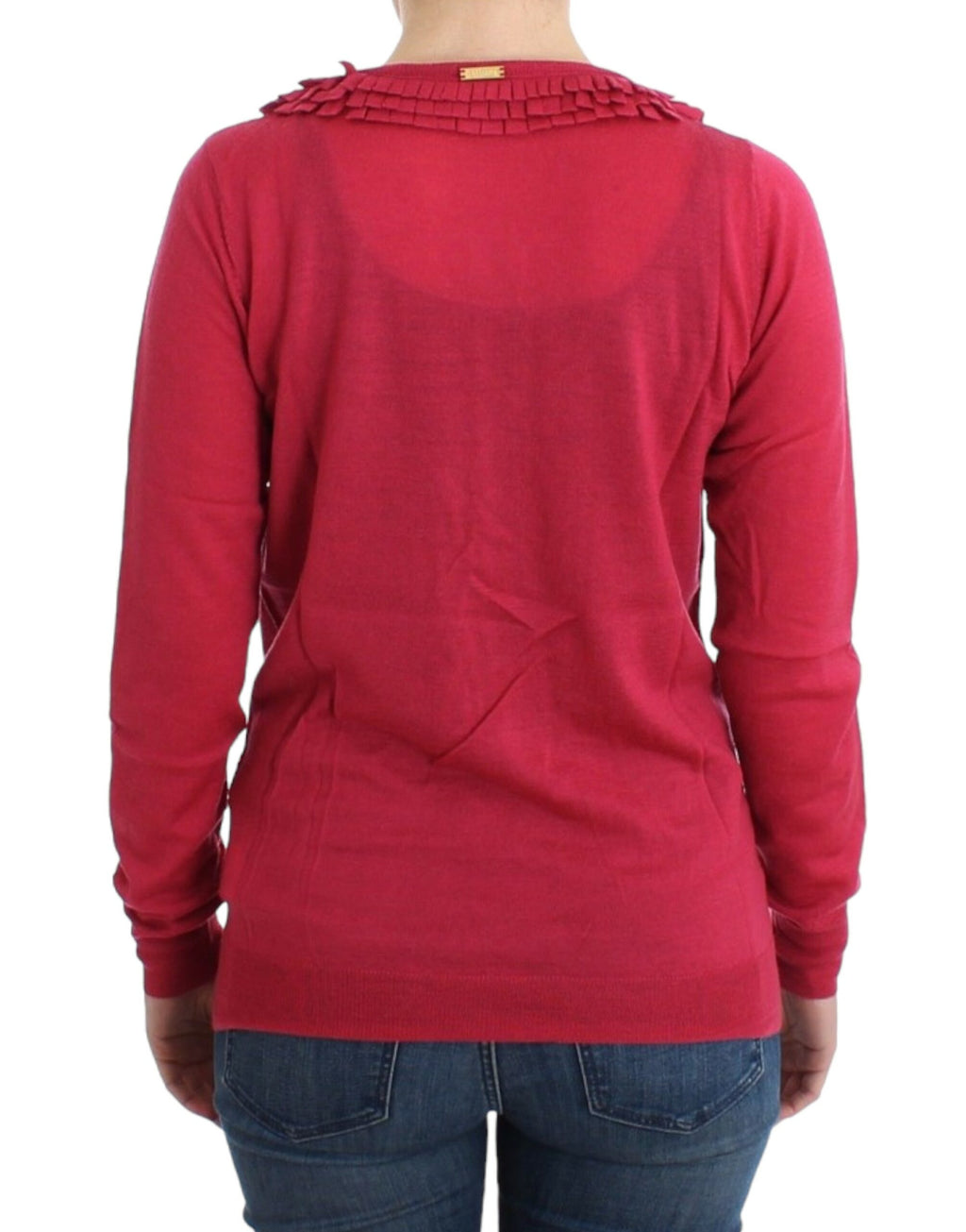 John Galliano Pink wool cardigan