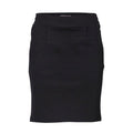 ICHI Black Polyester Mini Skirt